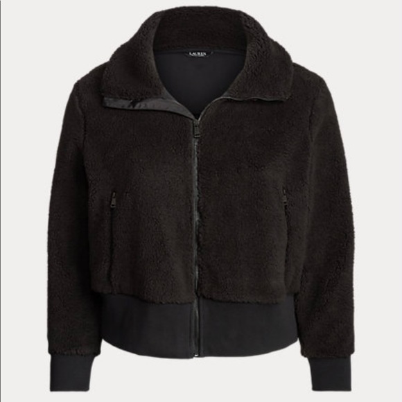 Lauren Ralph Lauren Sherpa Full-Zip Jacket - Picture 2 of 6